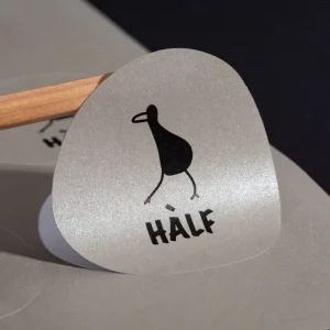 Pearlescent Paper Stickers, Custom Sizes & Shapes Available, High Gloss Self Adhesive Decals for Crafts & Gift Packaging