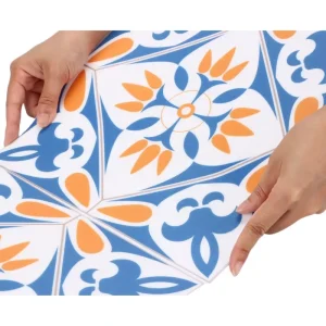 Peel and Stick Tiles Luxury Vinyl Pvc Floor Tile Sticker Waterproof Plastic Flooring for Living Room Home Decoration