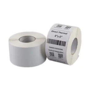 Perforated Adhesive Sticker Premium Paper Barcode Label