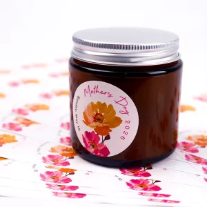 Personalised Self Adhesive Vinyl Sticker Labels Custom Waterproof Round Label Printing Sticker Roll
