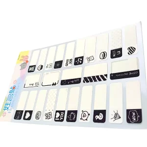 Personalised Tag Custom Cartoon Children Waterproof Personalized Name Stickers Label Customized Name Sticker for Kids
