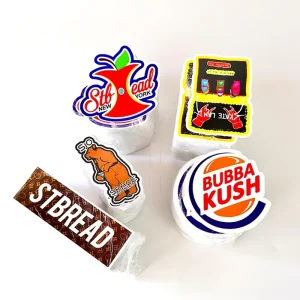 Personalized Adhesive PVC Vinyl Printing Cartoon Stickers Logo Waterproof Die Cut Custom Stickers