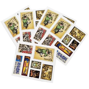 Personalized Cartoon Adhesive Sticker UV Printed Vinyl PET PP Custom Logo Sticker Kids Stickers