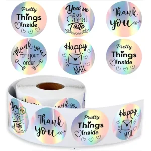 Personalized Cartoon Adhesive Vinyl Transparent Stickers for Waterproof Cups Cosmetic Exhibition Use