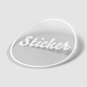 Personalized Clear Vinyl Stickers Transparent Waterproof Jar Labels Custom Product Branding Decals