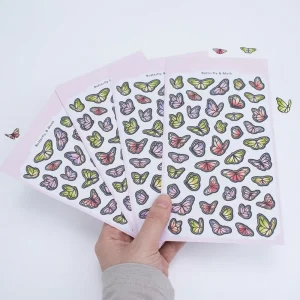 Personalized Custom Aesthetic Paper Journal Sticker Sheet