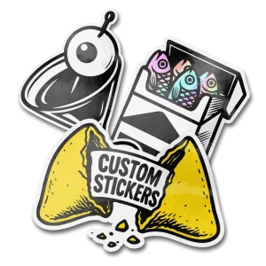 Personalized Custom Die Cut Round Stickers Vinyl Adhesive Durable Waterproof Sticker Label Printing Logo Roll