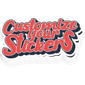 Personalized Custom Individually Die Cut Stickers Decals for Business Weddings Birthdays Gifts Waterproof (Standard Stickers)