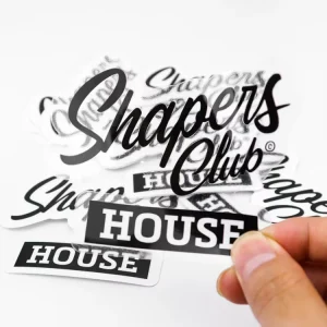 Personalized Custom Logo Printing Brand Sticker Self Adhesive PP Transparent Round Die Cut Promotion Stickers