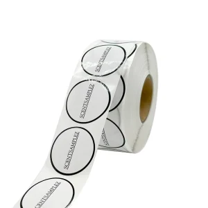 Personalized Custom Round Stickers Paper Vinyl Adhesive Waterproof Sticker Label Printing Logo Sticker Roll