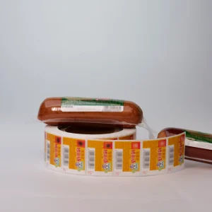 Personalized Custom Self Adhesive Label with Customizable Size and Shape Strong Adhesion for Food Packaging