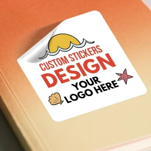 Personalized Customized Adhesive Square PP Stickers With Creative Design For Promotional Decorations