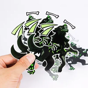 Personalized Design Labels Cartoon Die Cut Stickers Logo Adhesive Label Printing Holographic Vinyl Custom Waterproof Sticker