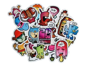 Personalized Die Cut PVC Stickers Custom Size Eco-Friendly Waterproof UV Printing Adhesive Decals for Business Car Laptop Party