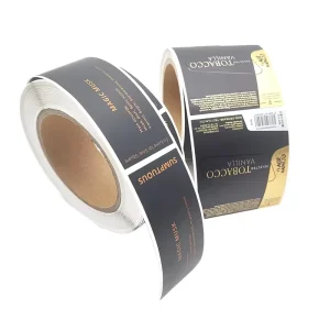 Personalized Label Sticker Custom Waterproof Vinyl Adhesive Food Product Label Printing with QR Code Label