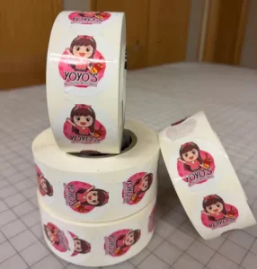Personalized Packaging Sticker Waterproof Food Label with Text