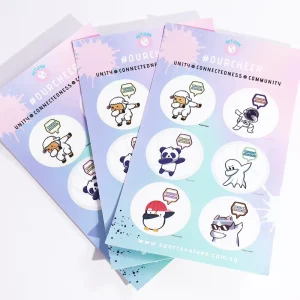 Personalized Printing Waterproof Adhesive Brand Logo Label Vinyl Die Cut Stickers Custom Kiss Cut Sticker Sheets