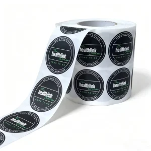 Personalized Product Private Custom Round Stickers Paper Vinyl Adhesive Waterproof Sticker Label Printing Logo Sticker Roll