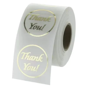 Personalized Self Adhesive Label Envelope Seal Sticker Bronzing Decorative Effect Festive Masking Acrylic