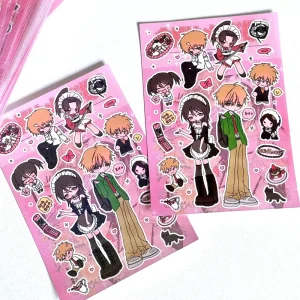 Personalized Waterproof Vinyl Glitter Stickers Custom Kiss Cut Star Laser Sticker Sheet Labels