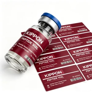 Pharmaceutical Peptide Vial Stickers Waterproof Vinyl Cosmetic Labels 2ml 10ml 15ml Powder