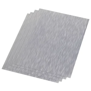 Platinum Brushed Metal Texture A4 Vinyl Sticker Paper Sheets Inkjet Printable for Computer Camera Mobile Phone PET