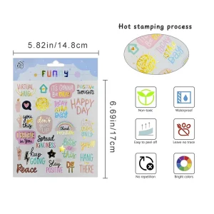 Popular Art Cute Self Adhesive DIY Daily Planner Stickers for Student Children Adult