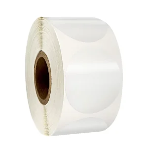 Precut High Quality Round Blank Stickers Paper Adhesive Sticker Labels Sticker Roll for Inkjet C7500 Printer