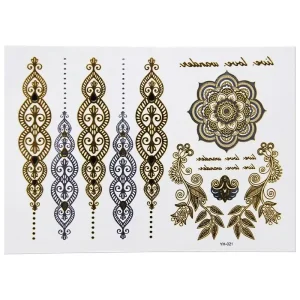 Premium Custom Long Lasting Waterproof Arm Tattoo Stickers PET Paper Die Cut Decorative Style for Advertising Print