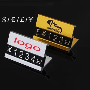 Premium Digital Price Tags & Reusable Waterproof Removable Recyclable Light Weight Packaging Labels for Retail Display