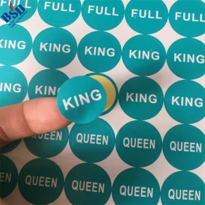 Premium Glossy Waterproof UV Resistant Branding Stickers Custom Logo Design Product Labeling Promotional Events Giveaways