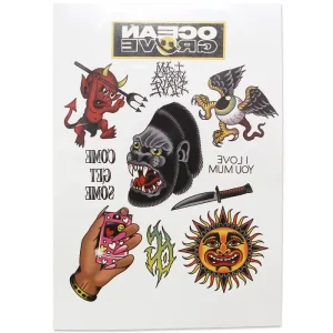 Premium Quality Waterproof Long lasting Fashion Water Transfer Printing Tattoo Stickers for High Quality Promotions