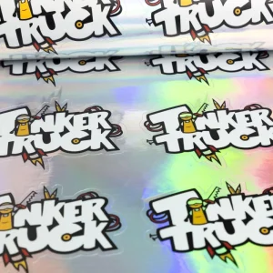 Premium Vinyl Holographic Stickers with High Definition Iridescent Effects for Custom Crafting Projects