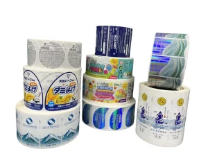 Premium Vinyl Oil proof Waterproof Custom Cosmetic Gift Box Packaging Labels Adhesive Sticker OEM Fast Shipping