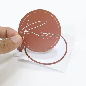 Price Label Transparent Sticker Adhesive Roll Labels Sticker With Private logo