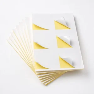 Printable A4 Glossy Sticker Paper Custom Laser Inkjet Label Sheets for Shipping