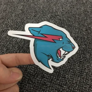 Printed PVC Synthetic Paper Adhesive Vinyl Logo Sticker Waterproof Roll for Promotions and Brand Identitycircle