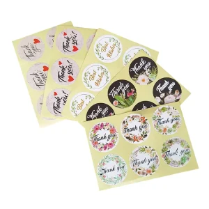Printed Private Design Logo Label Stickers Self Adhesive Waterproof Vinyl Roll Paper Personalized Product Labels