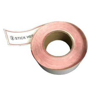 Printed Self Adhesive Labels OEM Waterproof Vinyl Logo Stickers Bulk Packaging Label Rolls