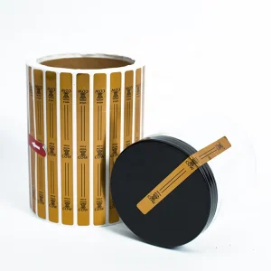 Printing Custom Roll Packaging Private Logo Security Labels Food Jar Bottle Cap Seal Stickers