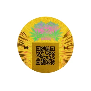 Printing Custom Serial Number Waterproof Holographic 3D Hologram QR Code Scratch Anti Counterfeiting Security Sticker Label