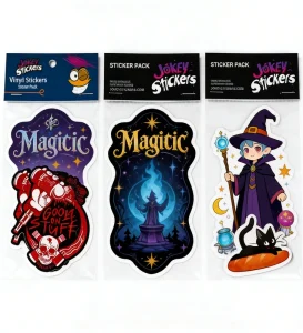 Printing Die Cut Stickers Custom Logo Cultural Anime Cartoon Adhesive Vinyl Label Custom Sticker Pack