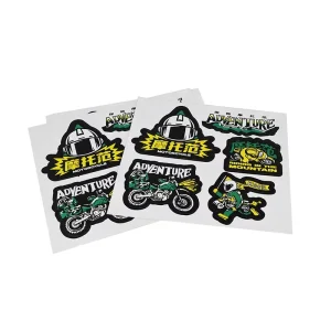 Printing High Quality Custom Shape Vinyl Kiss Cut Decals Stickers for Motorcycle