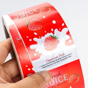 Printing Packaging UV Sticker Custom Label Logo Sticker 3D Waterproof Heat Resistant for Glass Bottles Box Branding