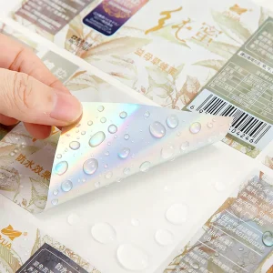 Private Design Product Labels Maker Self Adhesive Tag Vinyl Round Waterproof Sticker Roll Printing Brand Logo Stickers Label