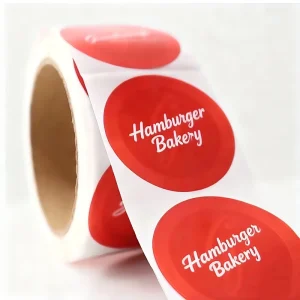 Private Design Product Labels Maker Self Adhesive Vinyl Round Waterproof Sticker Roll Paper Custom Printing Logo Label Stickers