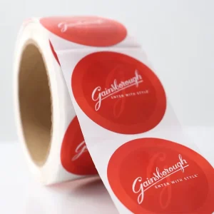 Private Design Product Labels Maker Self Adhesive Vinyl Round Waterproof Sticker Roll Paper Custom Printing logo Label Stickers