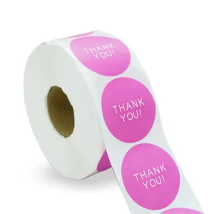 Private Design Product Labels Round Stickers Custom Waterproof Self Adhesive Sticker Roll Packaging Label