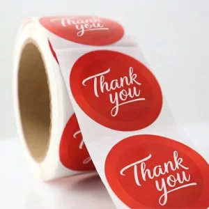 Private Design Product Labels Vinyl Round Waterproof Sticker Roll Round Stickers Custom Printing Logo Label Stickers