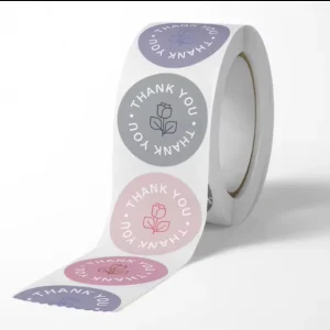 Privately Designed Product Label Manufacturer Waterproof Non Dry Film Paper Custom Printed logo Label Self Adhesive